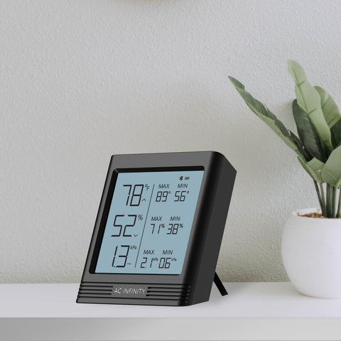 AC Infinity B1 compact sensor provides reliable remote readings in small spaces.