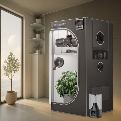 AC Infinity CLOUDLAB 642 duct ports illustrate versatile ventilation options.
