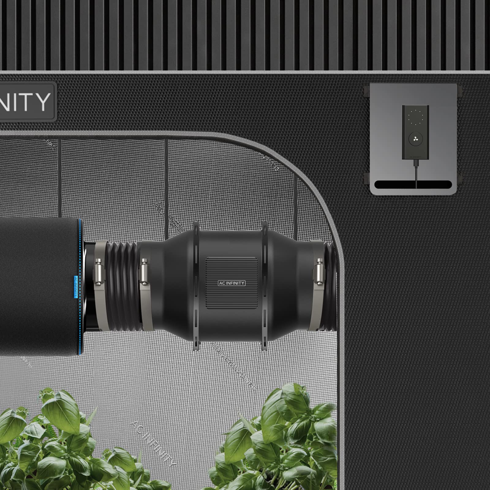 AC Infinity CloudLine A4 quiet operation suitable for grow tents and closets