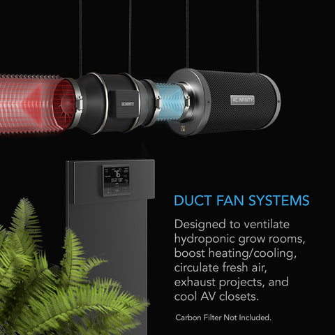 AC Infinity Cloudline Pro T6 mounted in tent demonstrates integrated airflow for hydro setups.