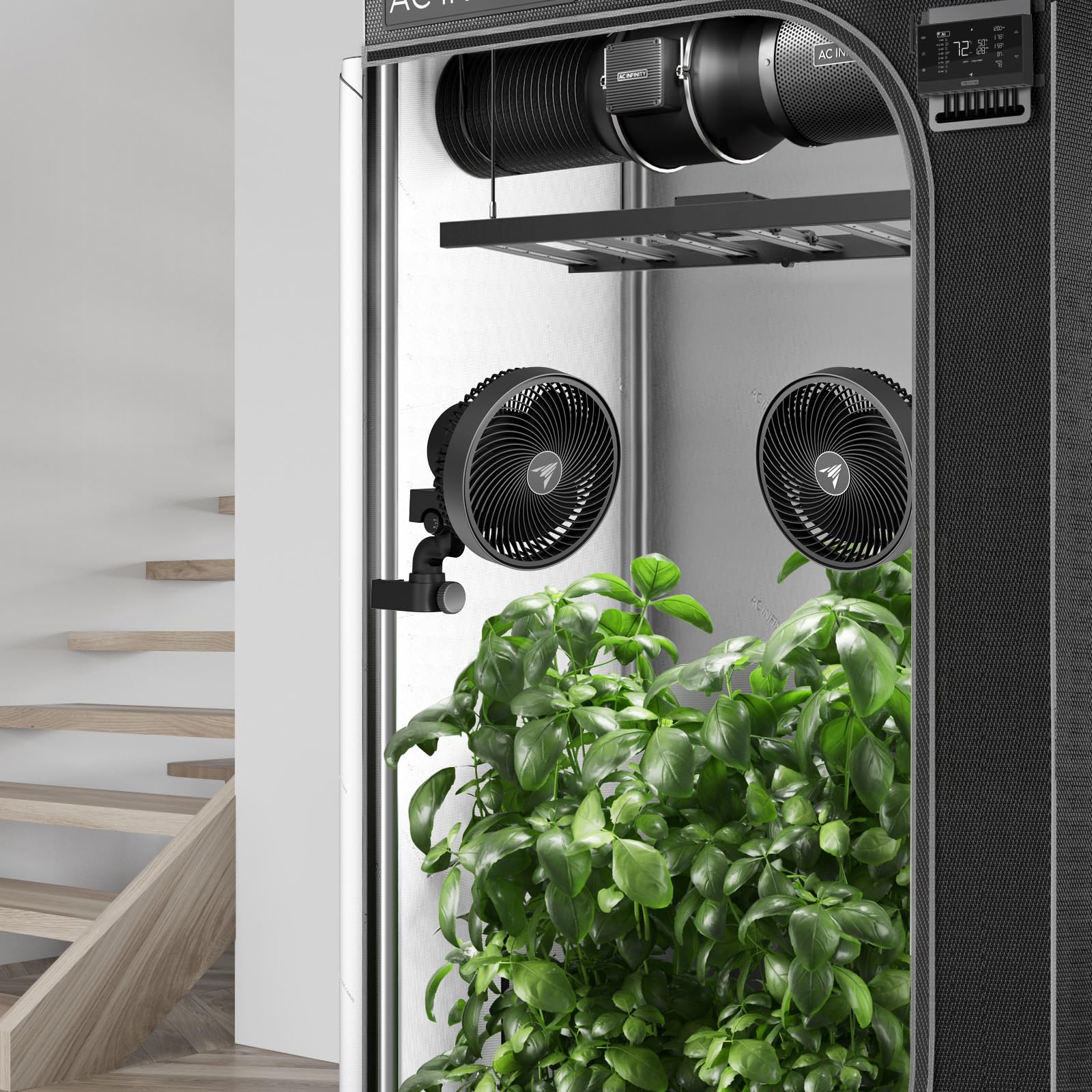 AC Infinity Cloudray S9 packaging ready for a two-pack hydroponics kit