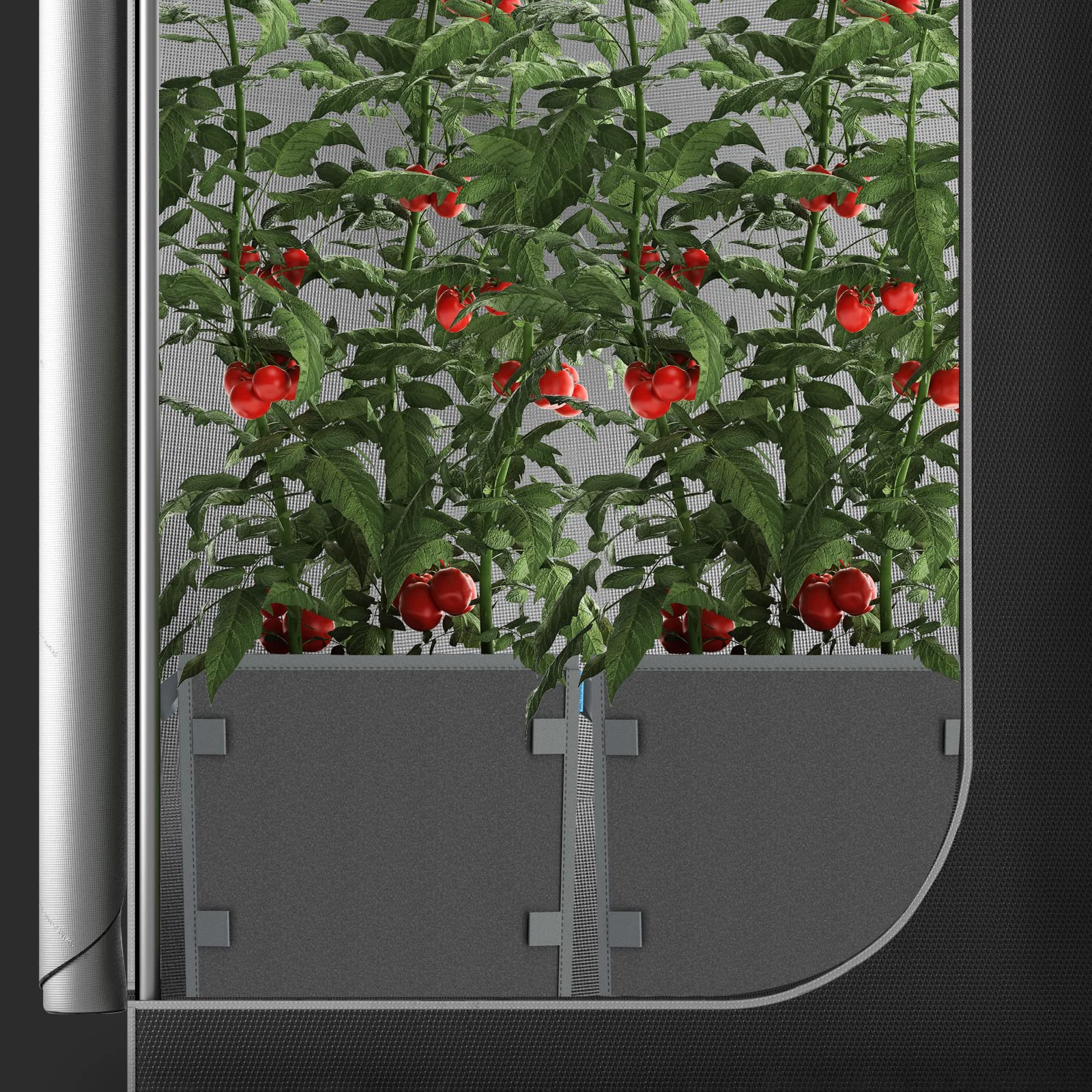 AC Infinity BPA-free fabric bags designed for reusable, seasons-long gardening