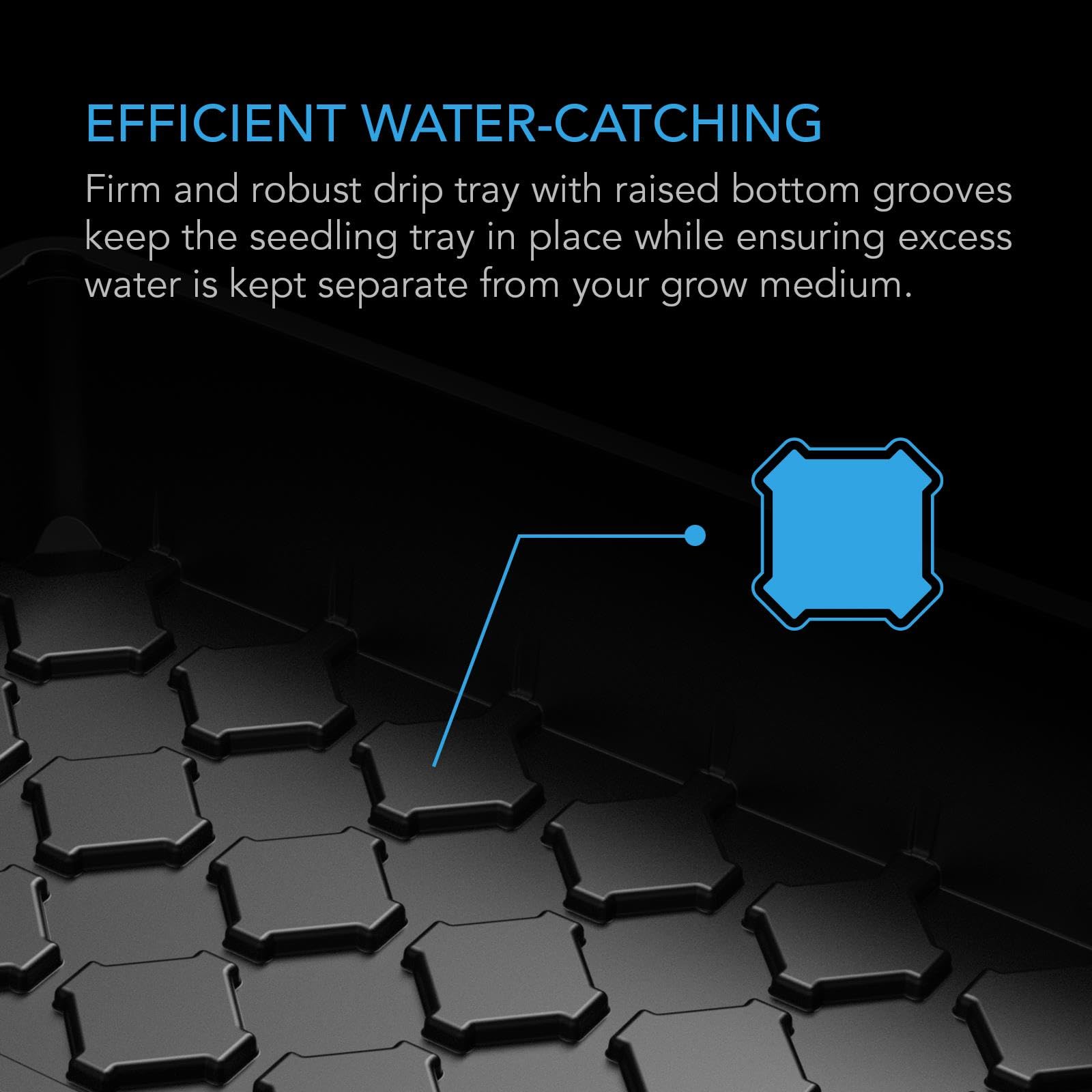 AC Infinity germination kit dome, designed for humidity and light transmission