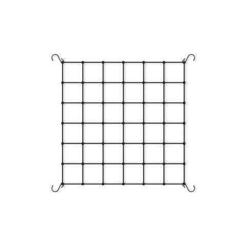 AC Infinity grow tent trellis netting setup clipped to frame for sturdy plant support