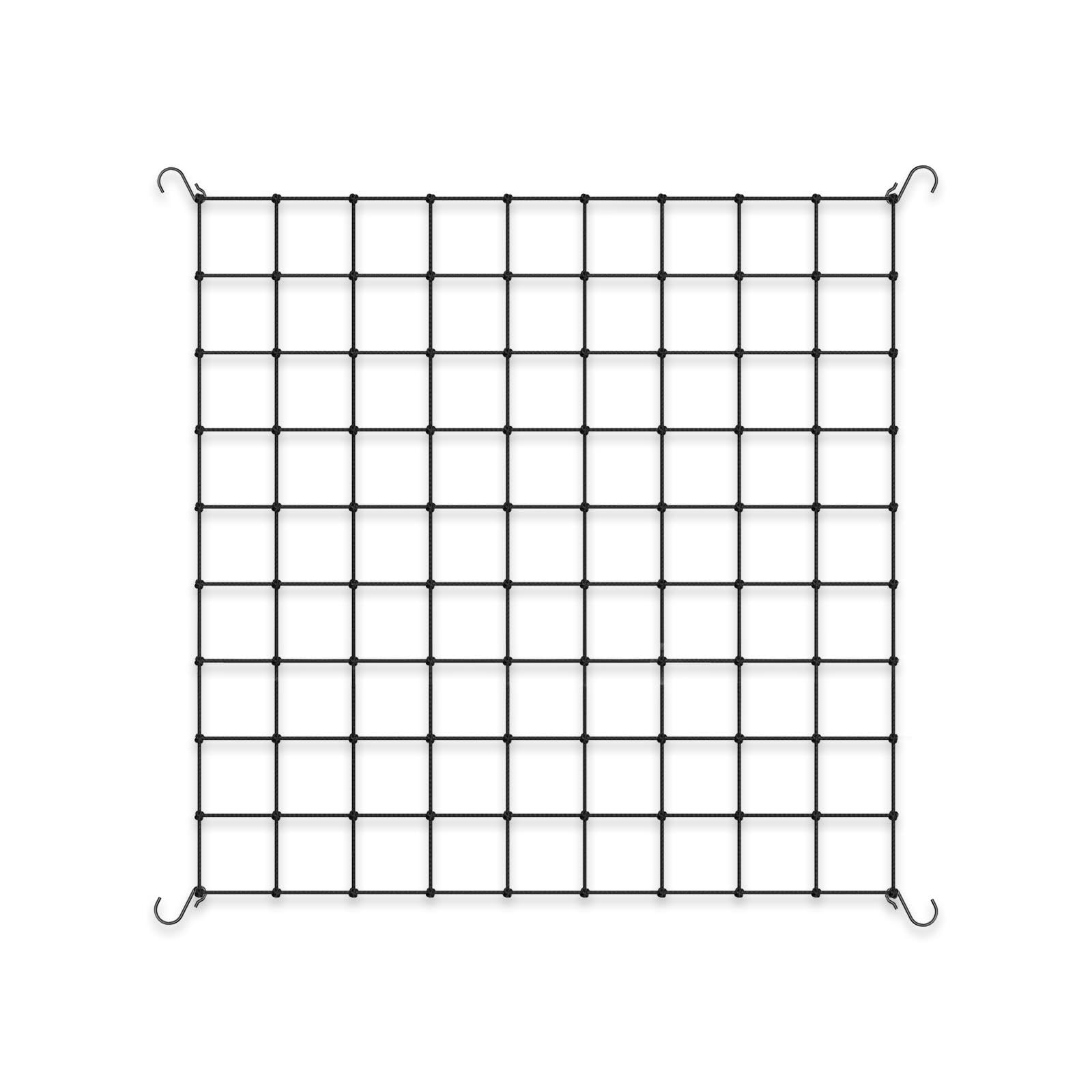 AC Infinity grow tent trellis net 3x3 in use, supports lateral growth.