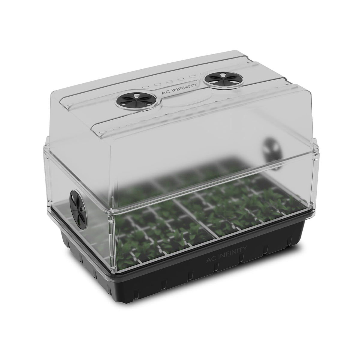 AC Infinity humidity dome, 3mm thick, clear for precise moisture control during germination