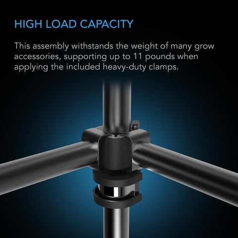 AC Infinity inter-canopy lighting mounts provide flexible lighting between canopies