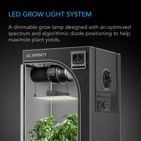 AC Infinity IONBOARD S22 diode layout ensures even light distribution across the canopy.
