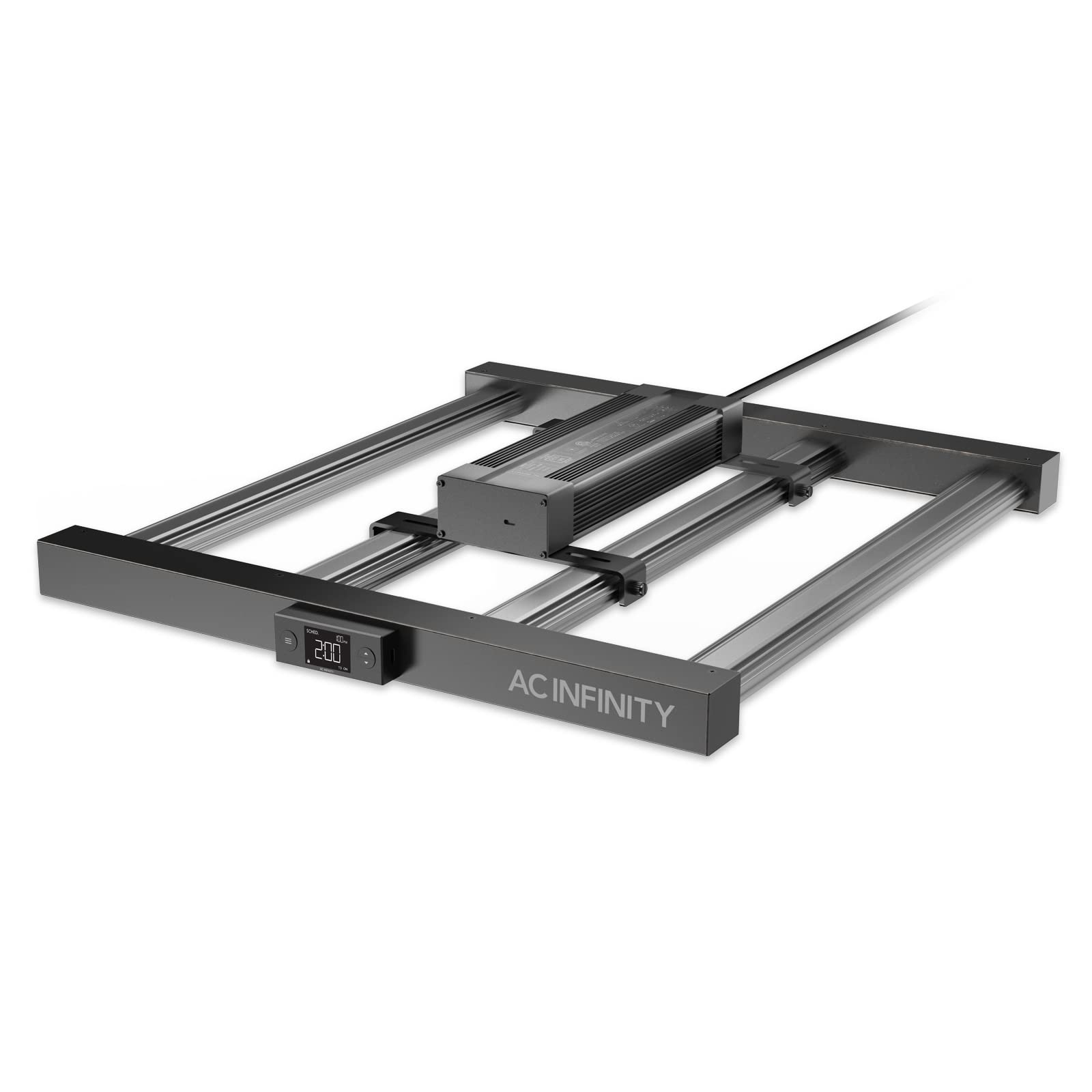 AC Infinity IonFrame EVO4 front view shows even light distribution for uniform growth.