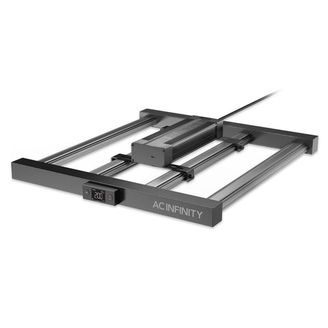 AC Infinity IonFrame EVO4 front view shows even light distribution for uniform growth.