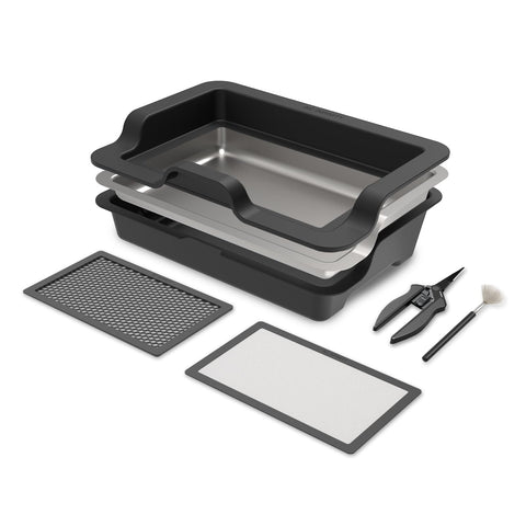 AC Infinity large trim tray front view highlighting compact harvest layout