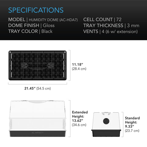 AC Infinity propagation kit shown in use for cloning.