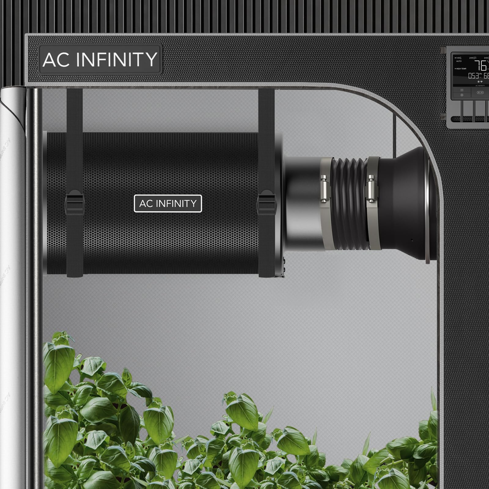 AC Infinity reusable carbon filter kit for 6-inch inline setups