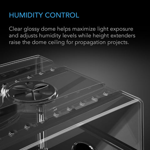 AC Infinity 6x12 seedling-tray supports up to 72 seedlings.