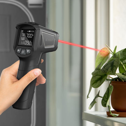 AC Infinity VPD thermometer used in grow tents for versatile monitoring.