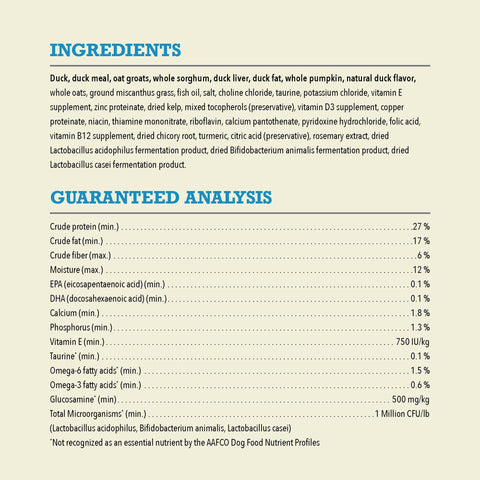 USA-made ACANA dog food label with quality ingredients