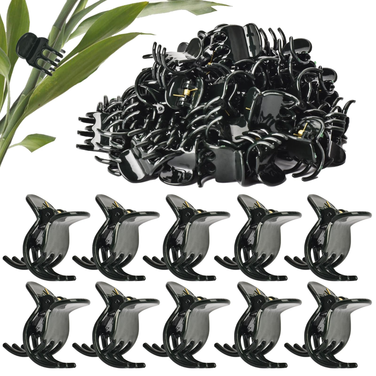 AccEncyc large plant clips securely support orchid spikes for upright growth.