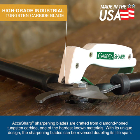 AccuSharp reversible blades extend tool life between replacements