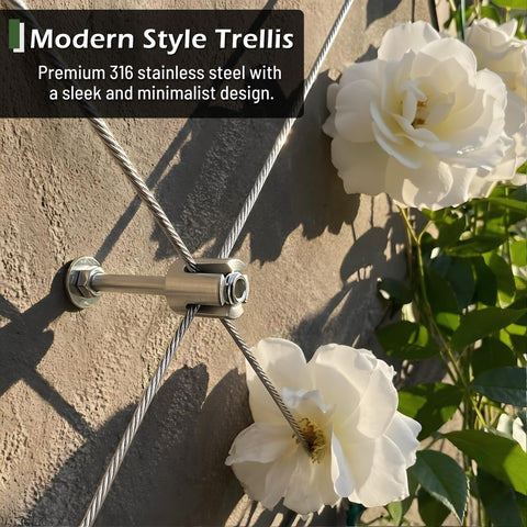 Acemaker 30 crosshead hubs illustrate modular connections for easy, customizable trellis layouts
