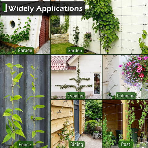 Acemaker modern garden trellis adds minimalist appeal.