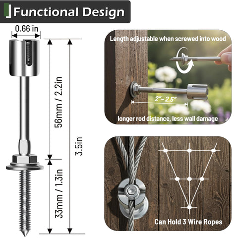 Wall installation guide showing secure masonry mounting for outdoor walls.