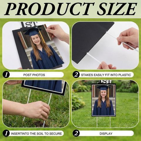 AceOrbit outdoor corrugated plastic signs resist weather for durable graduation decor.