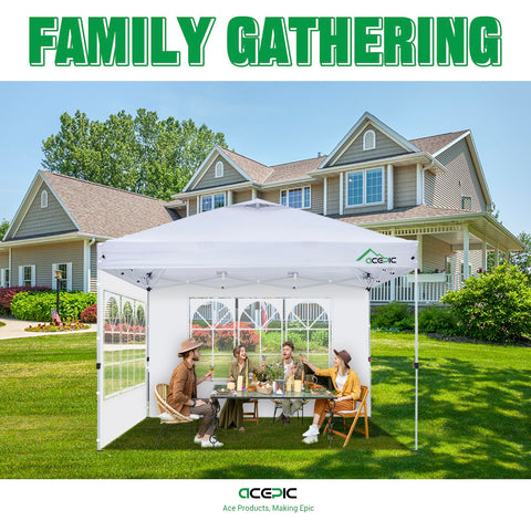 Acepic 210D Oxford sidewall for canopy provides sturdy protection