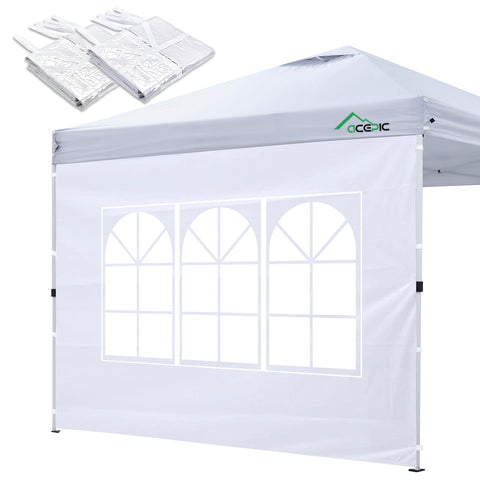 Acepic sidewalls with window for 10x10 canopy, privacy and outdoor view