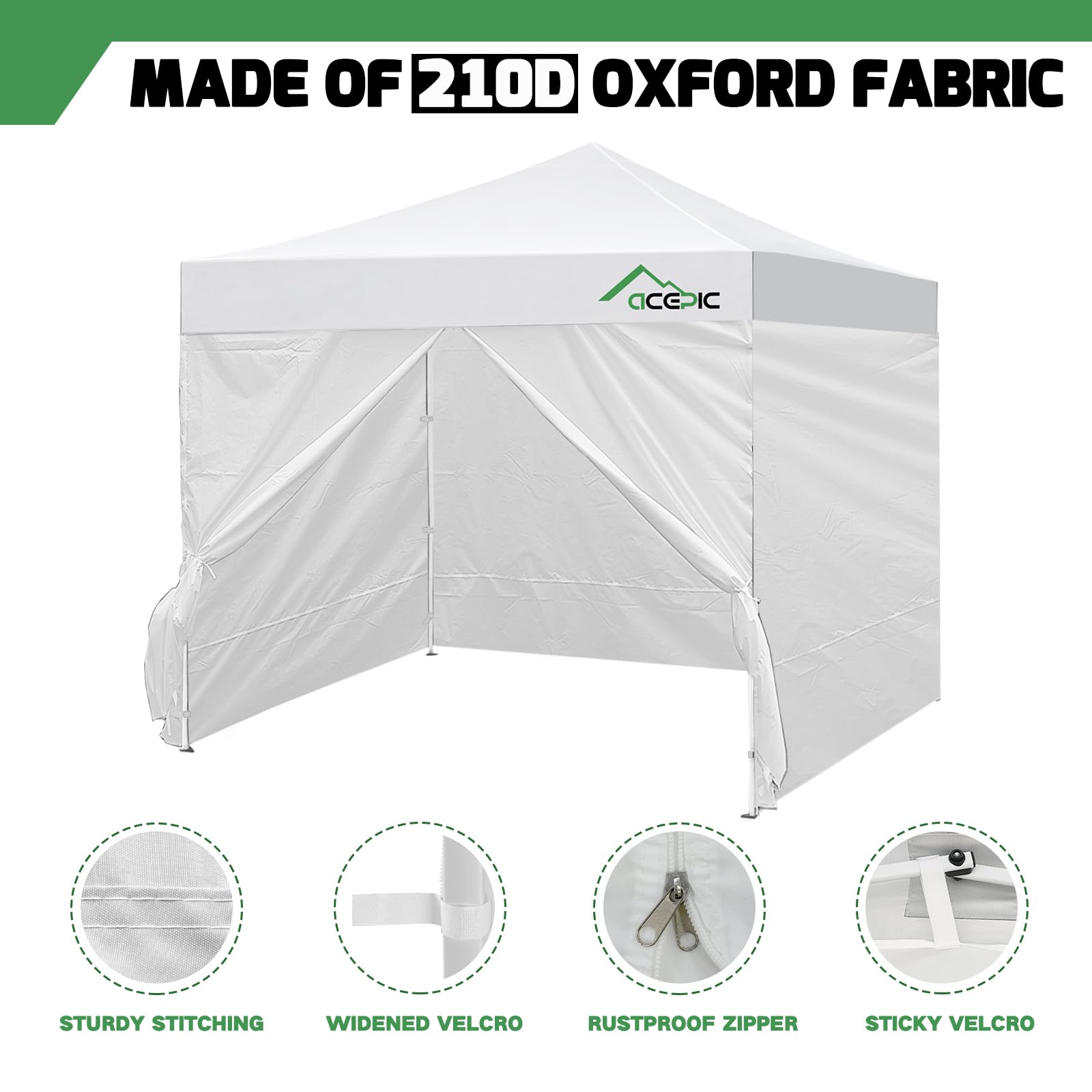 Acepic foldable storage for quick packing and transport.