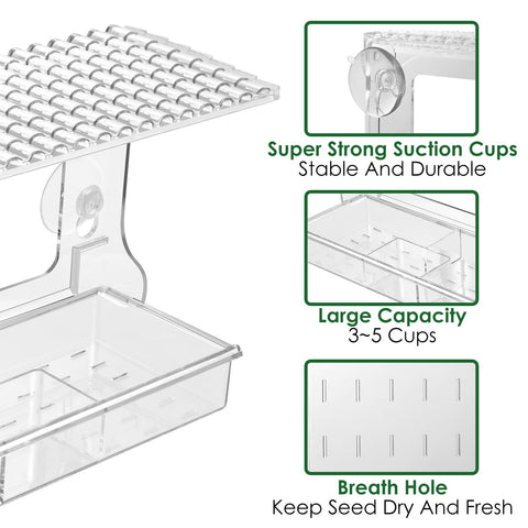 ACEROMT removable tray enables quick refills and easy cleaning
