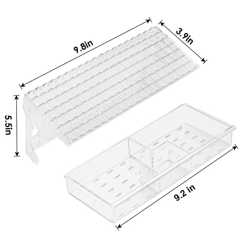 ACEROMT window feeder showing large capacity tray for longer feeding sessions