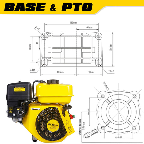Aceup Energy 7HP engine is EPA compliant and factory-tested for quality.