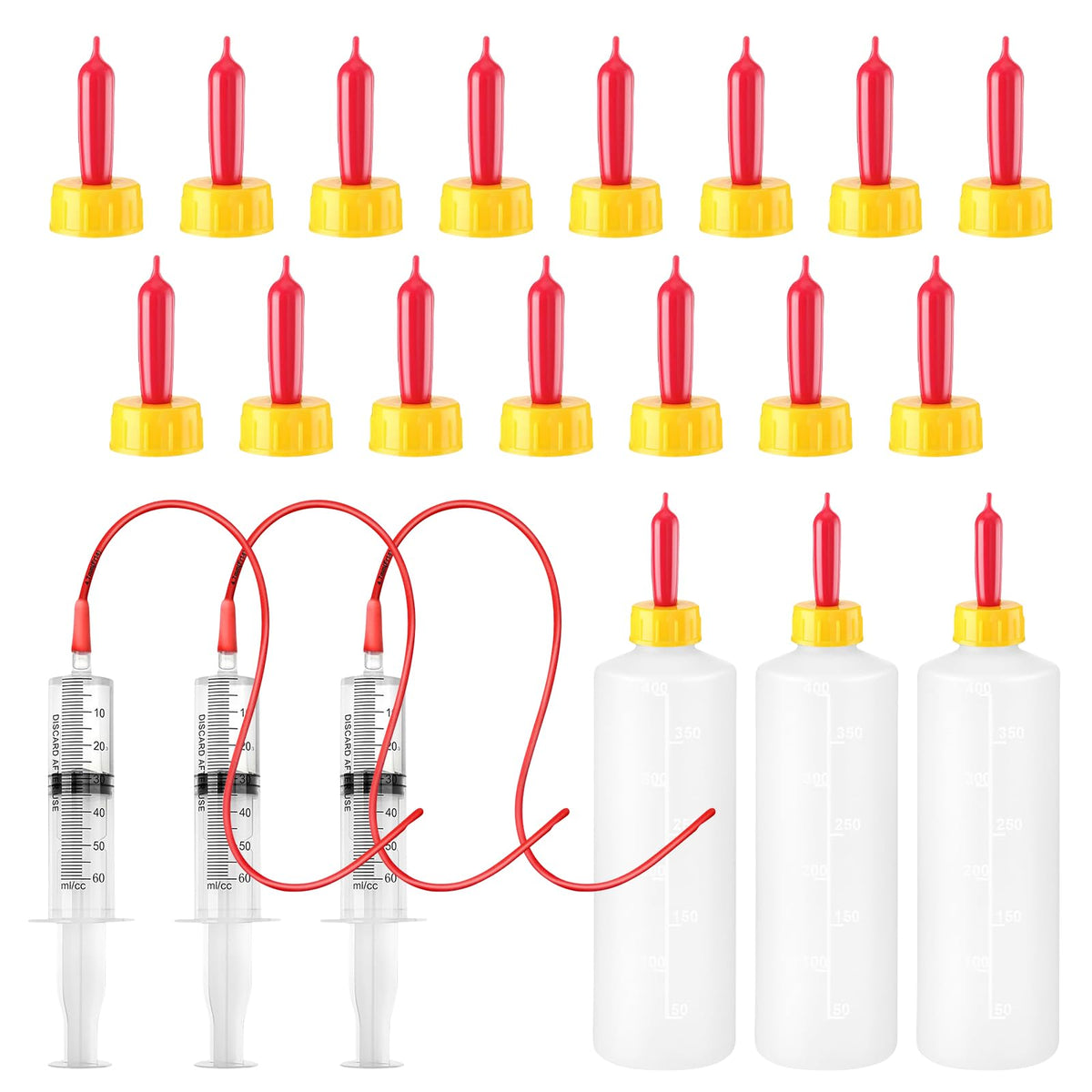 Achicklead 24 Pcs lamb and goat feeding kit overview for efficient on-farm nursing