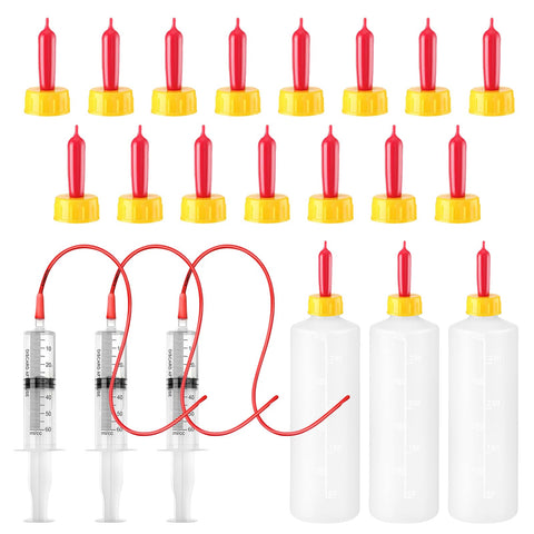 Achicklead 24 Pcs lamb and goat feeding kit overview for efficient on-farm nursing