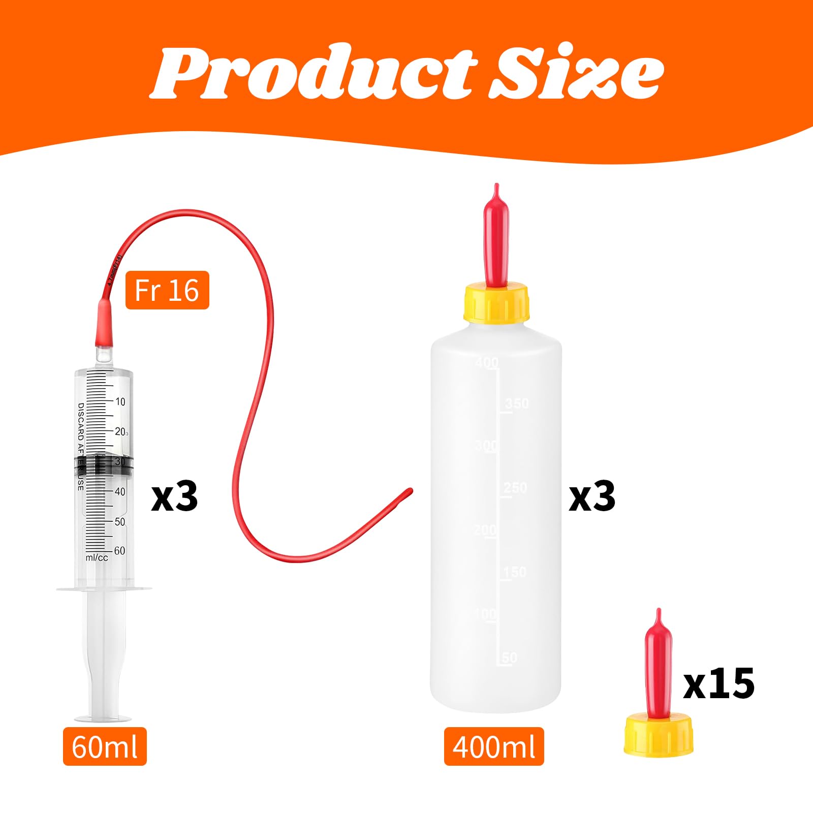 Achicklead 400ml lamb feeding bottle offers durable, long-lasting on-farm use