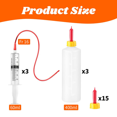 Achicklead 400ml lamb feeding bottle offers durable, long-lasting on-farm use