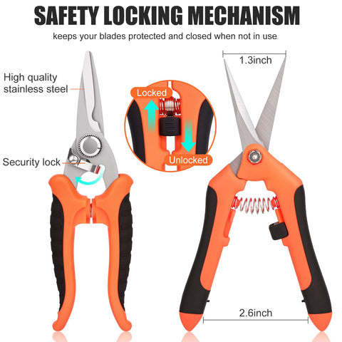 Lightweight design reduces hand fatigue during long garden sessions.