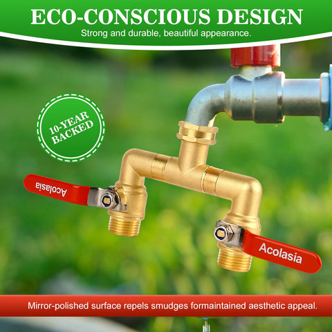 Acolasia full-flow design increases watering efficiency across outlets