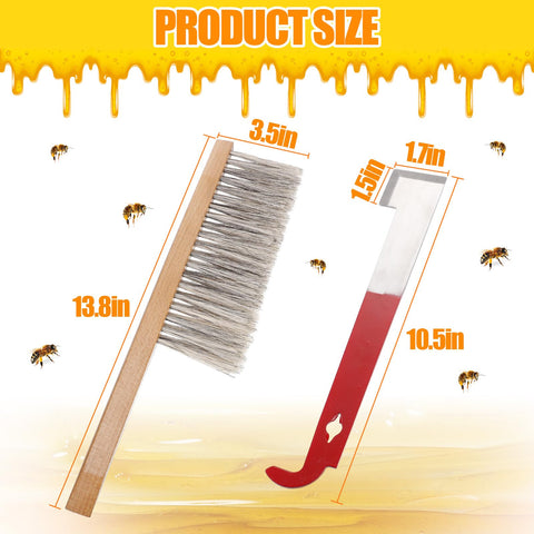 Acostop beekeeping tool used for nest cleaning and hive surface prep.