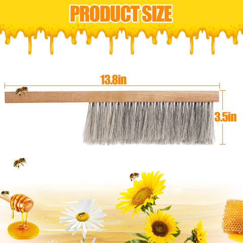 Acostop beekeeping brush cleans hive interiors and removes wax residue.