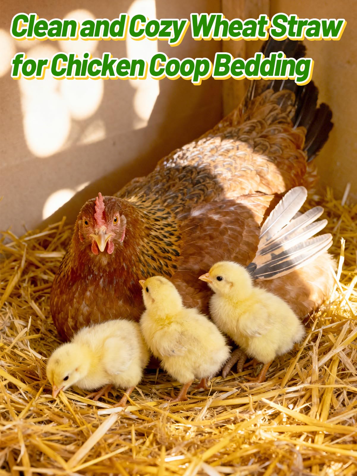 Acostop wheat straw mulch for garden beds and landscaping