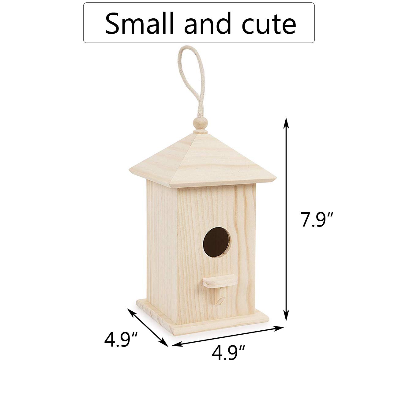 Acronde hanging design enables versatile display on a porch or tree.
