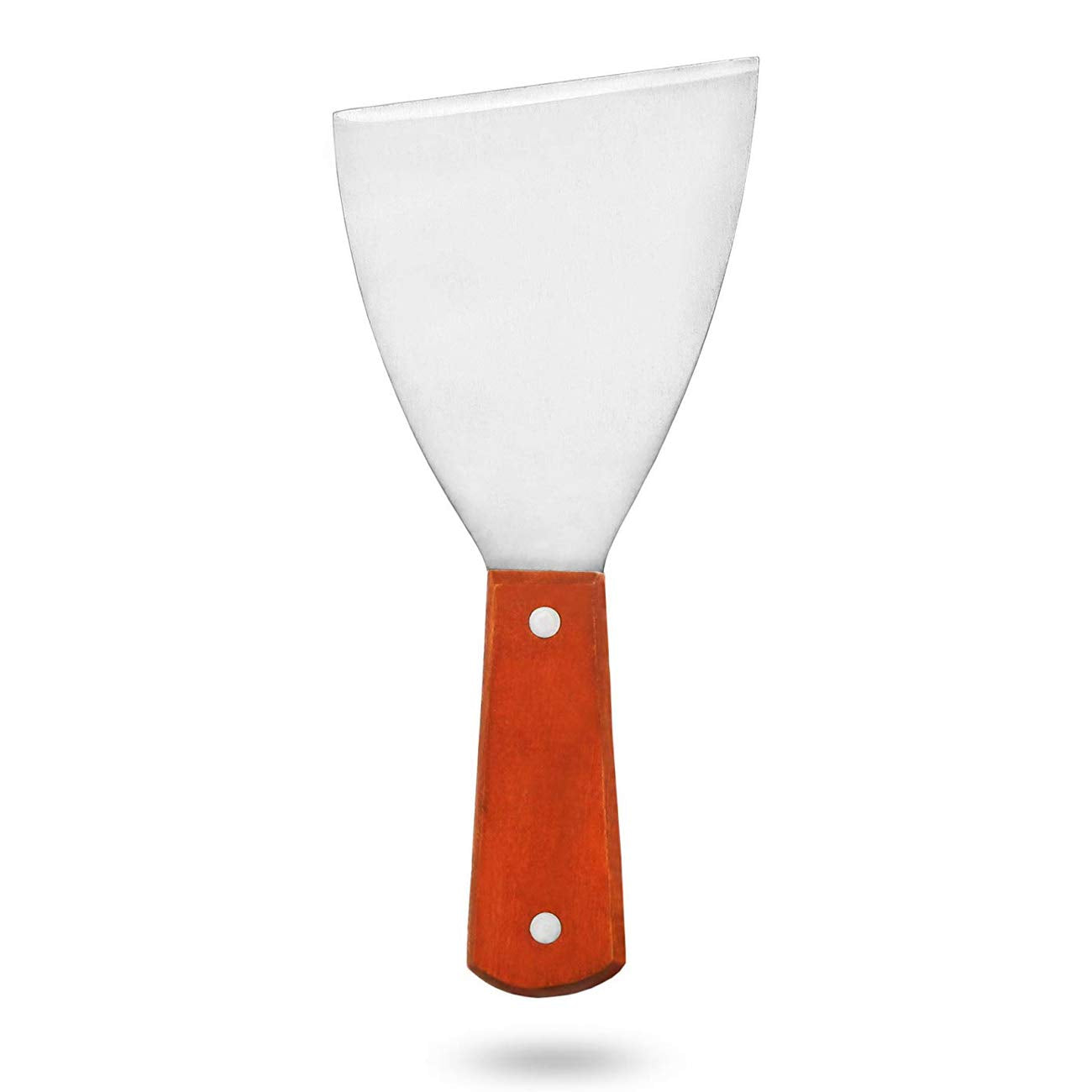 Acronde wooden handle scraper highlights durable stainless blade for cleaning.