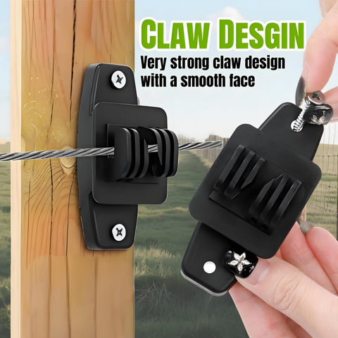 Acshio heavy-duty nail-on insulator designed to withstand farm conditions.