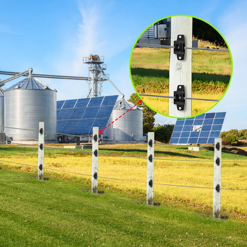 Acshio ranch fencing solution suitable for crops, orchards, and livestock fencing.