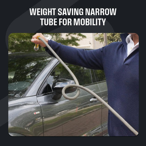 Active 75' hose includes quick-connects for fast plug-and-play setup.
