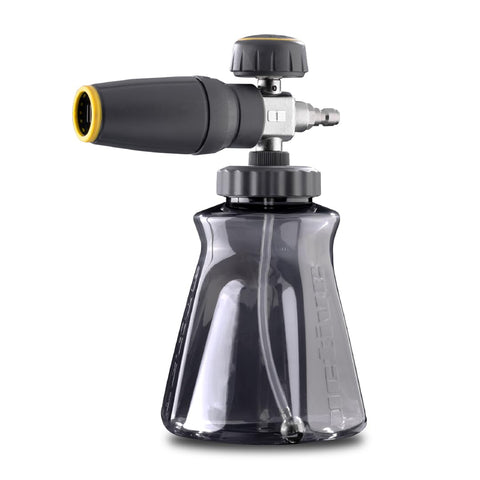 Active Foam Cannon thick foam provides deep cleaning with long dwell time.