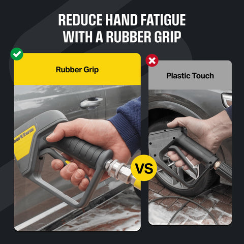 Active Swivel Gun 3/8 inch inlet plugs into most hoses for easy fit.
