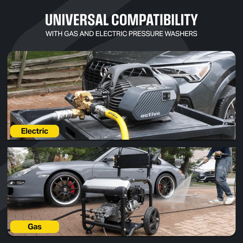 Active Swivel Gun stainless steel components provide lasting durability.