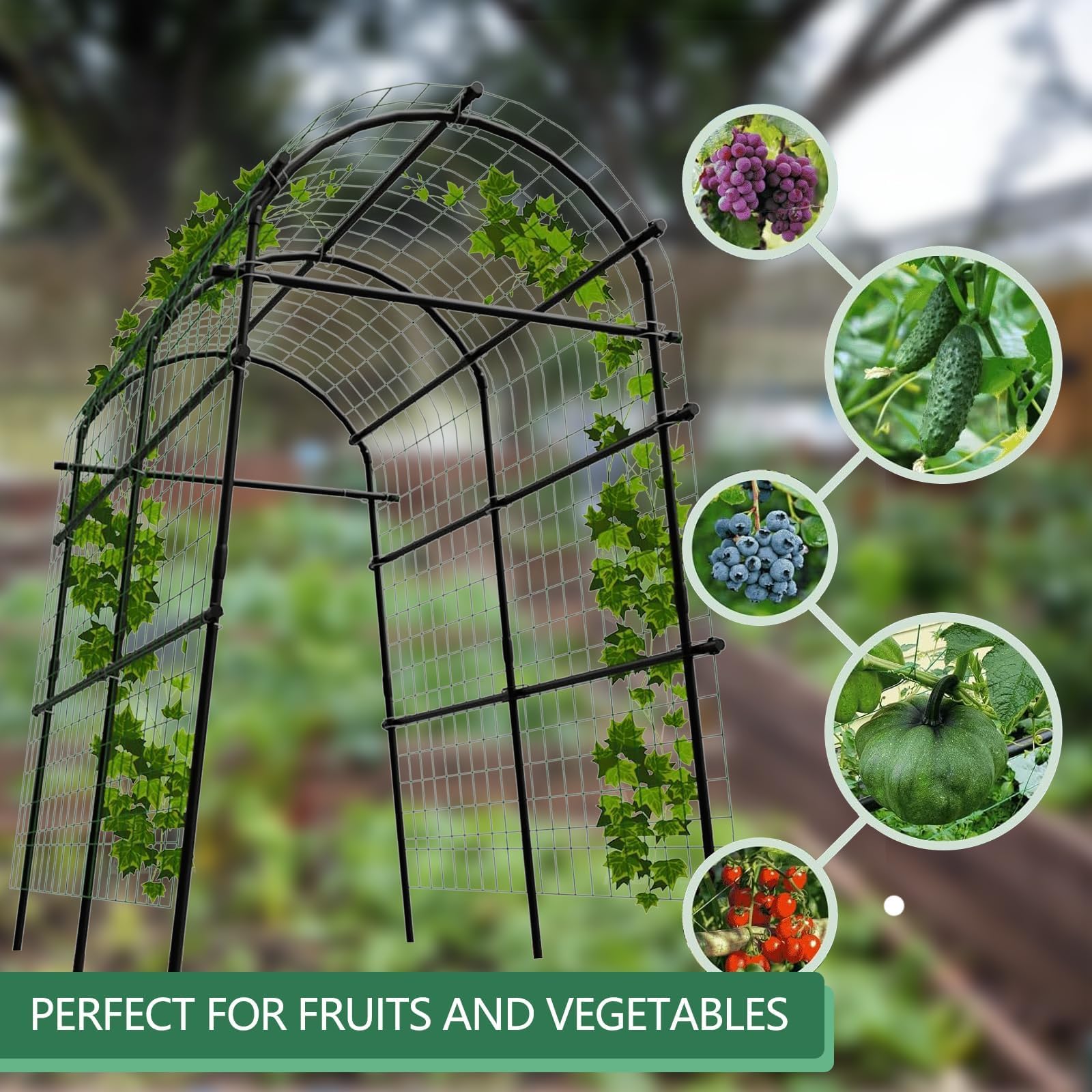 ActiveTrail Garden Arch Trellis easy-assembly saves setup time